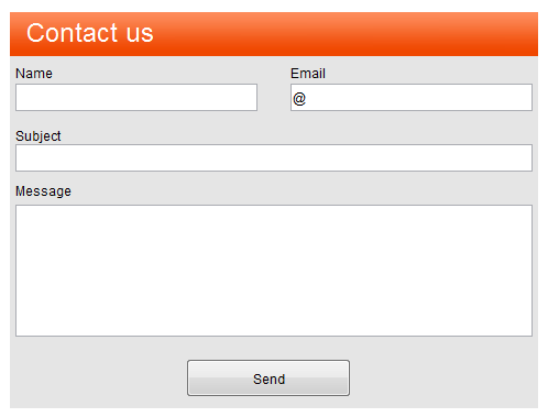 free online contact form template